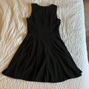 White House/Black Market fit and flare little black dress - size 12